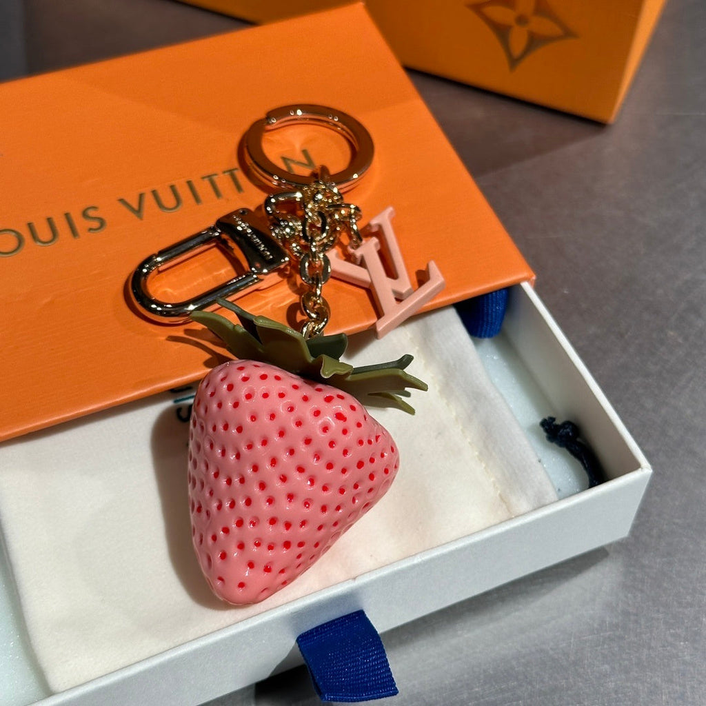 Luxury Lollipop Monogram Bag Charm Keychain