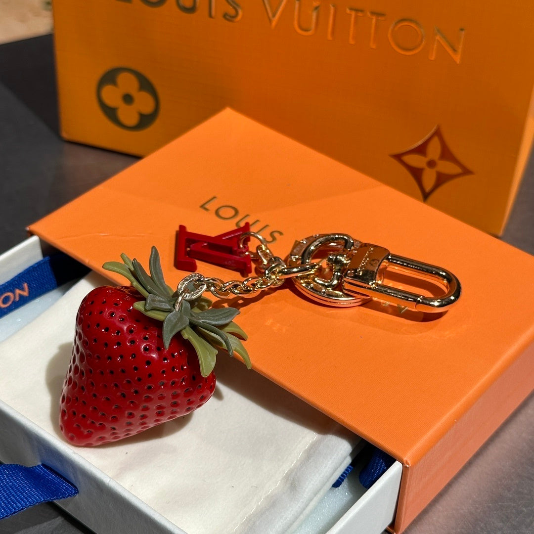 Luxury Lollipop Monogram Bag Charm Keychain