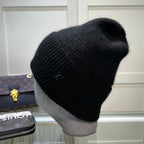 Luxury Embroidered Wool Beanie | Luxury Designer Winter Hat