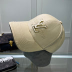 Luxury Baseball Cap for Men & Women Metal Logo