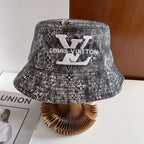 Luxury Monogram Embroidered Bucket Hat