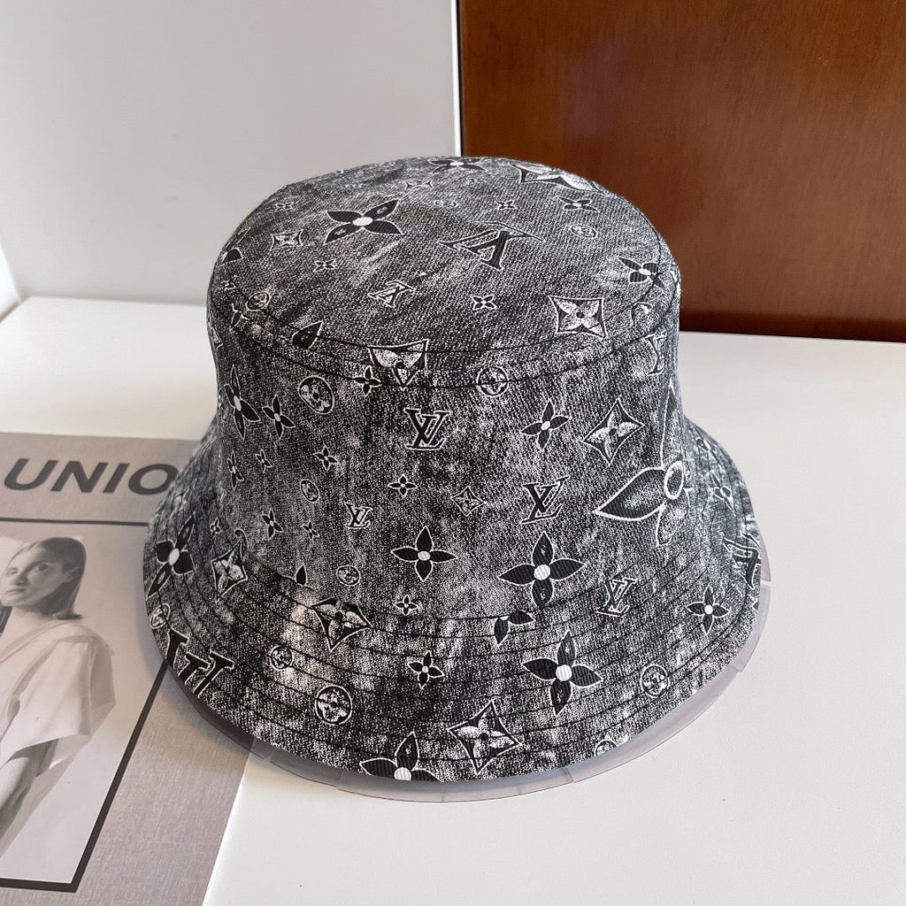 Luxury Monogram Embroidered Bucket Hat