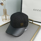 Leather Baseball Cap – Luxury Designer Cap