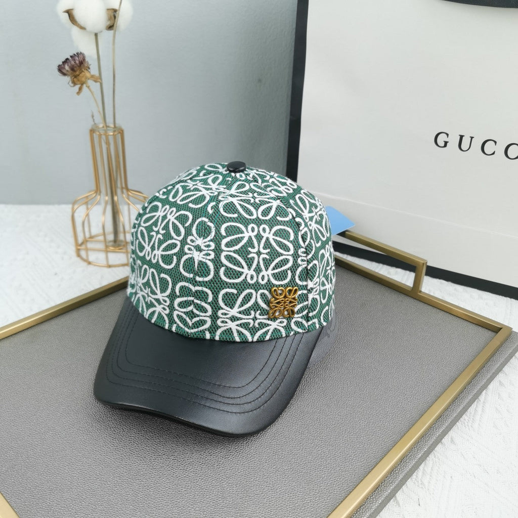 Leather Baseball Cap – Luxury Designer Cap