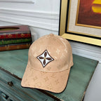 Luxury 3D Monogram Embroidered Baseball Cap