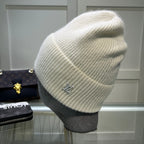 Luxury Embroidered Wool Beanie | Luxury Designer Winter Hat