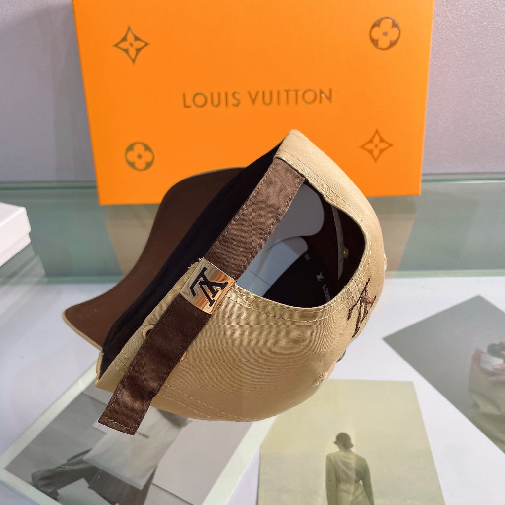 Luxury Embroidered Monogram Baseball Cap | Luxury Designer Hat