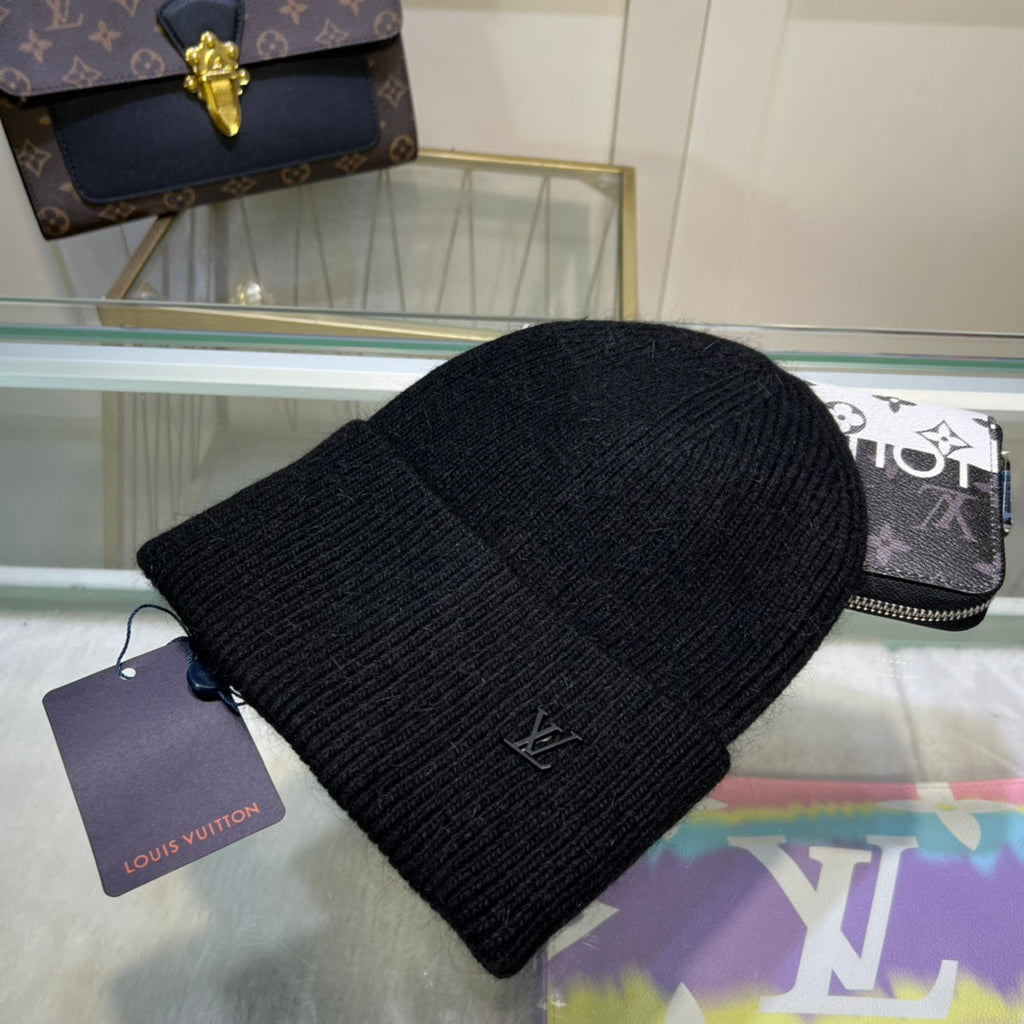 Luxury Embroidered Wool Beanie | Luxury Designer Winter Hat