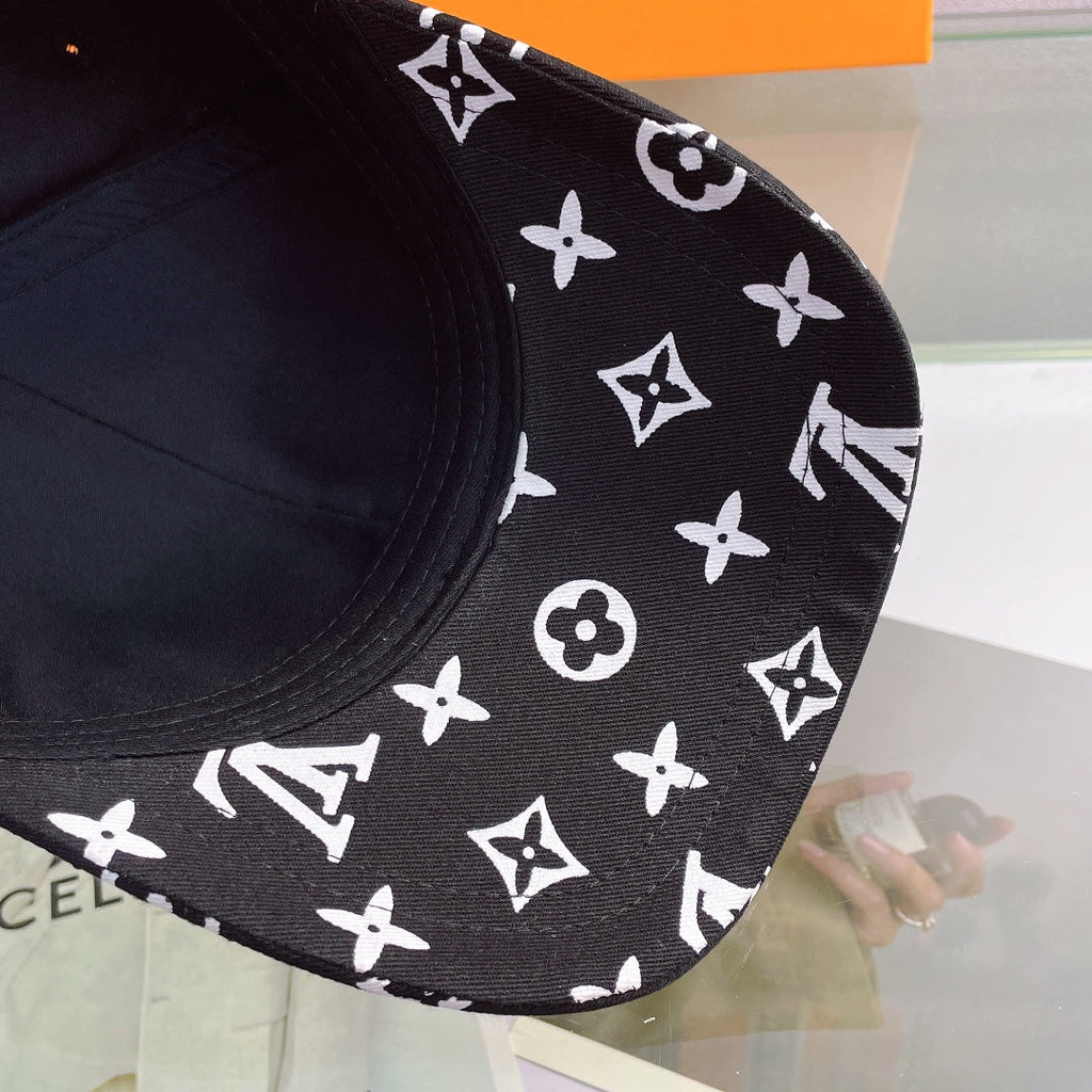 Luxury Embroidered Monogram Baseball Cap