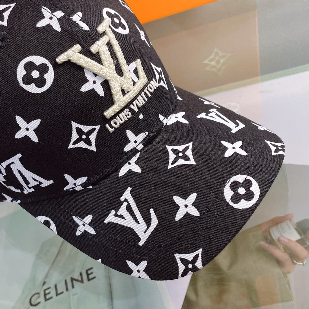 Luxury Embroidered Monogram Baseball Cap