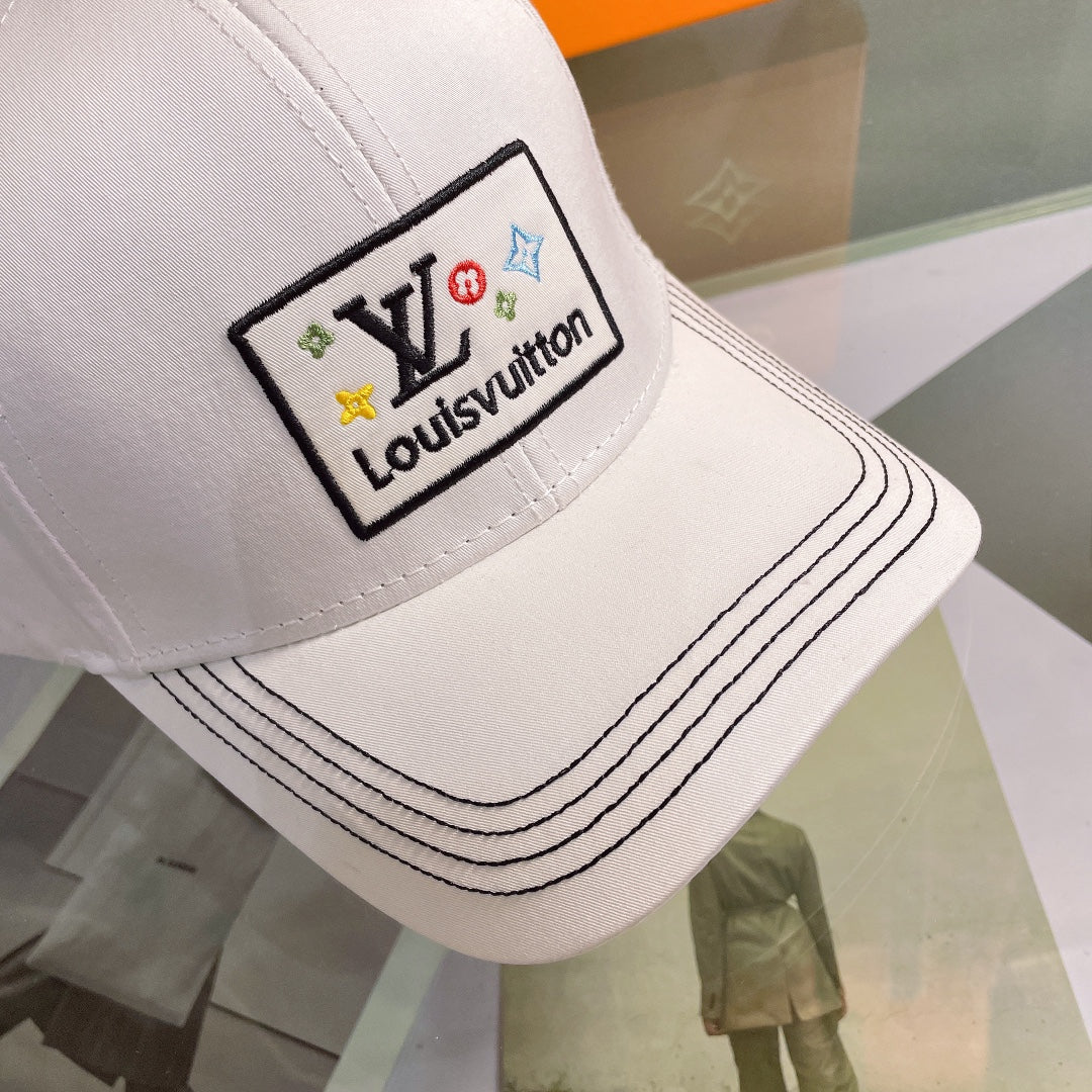 Luxury Embroidered Monogram Baseball Cap | Luxury Designer Hat