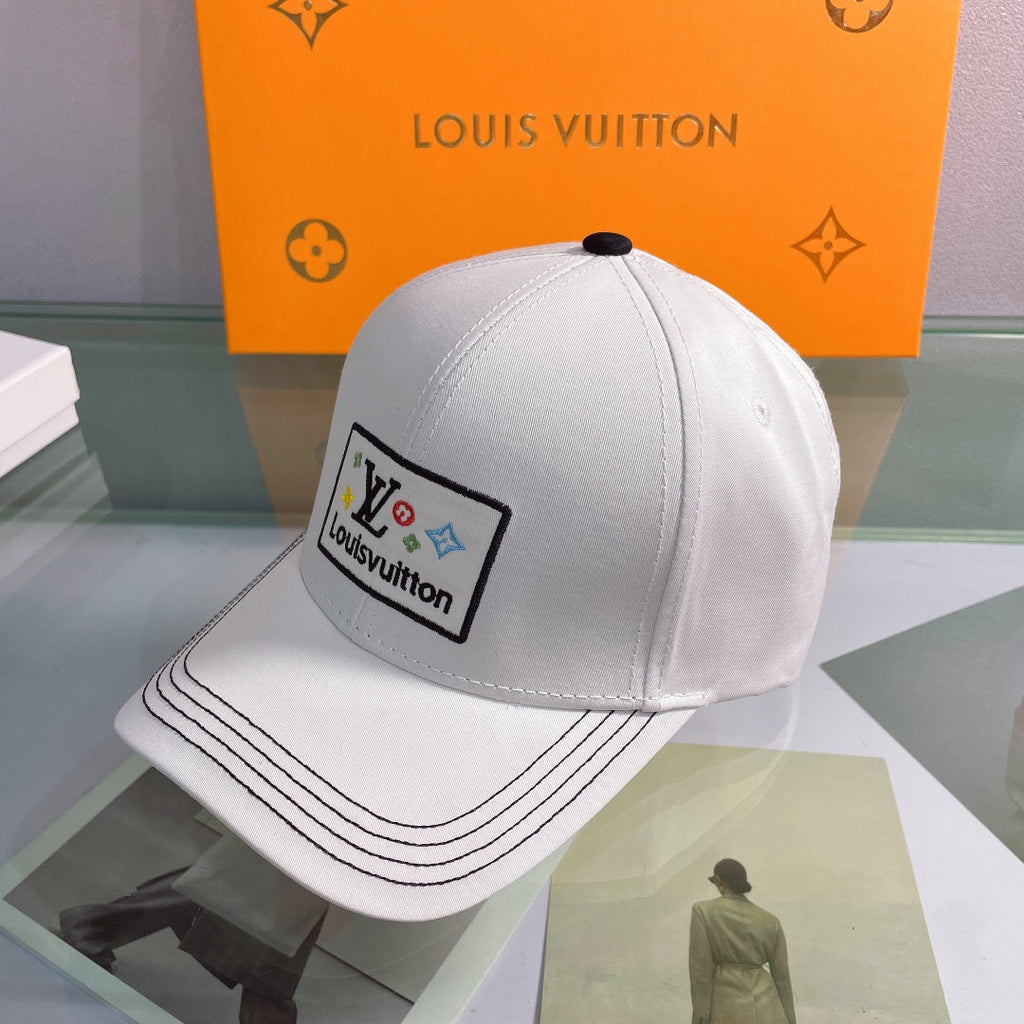 Luxury Embroidered Monogram Baseball Cap | Luxury Designer Hat