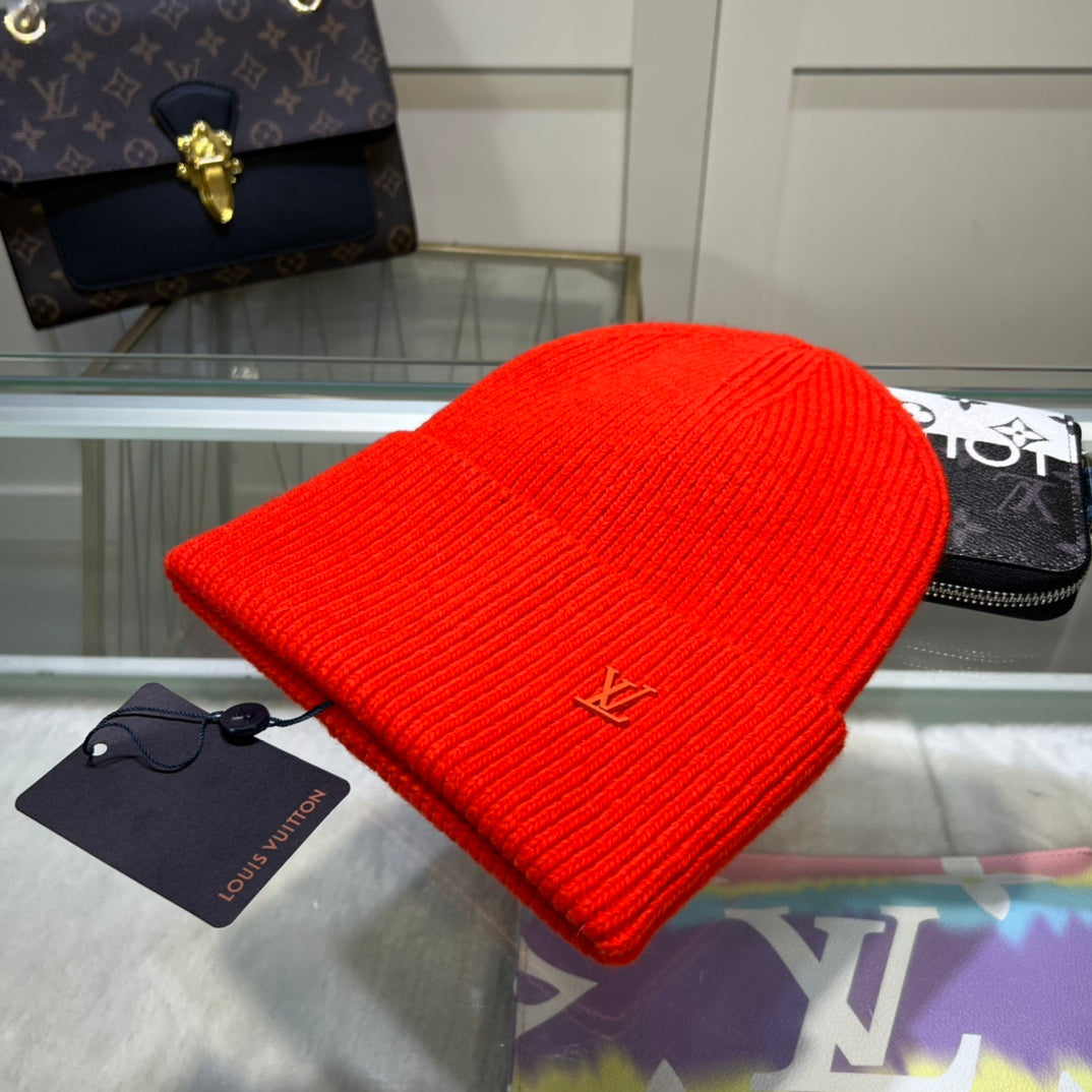 Luxury Embroidered Wool Beanie | Luxury Designer Winter Hat