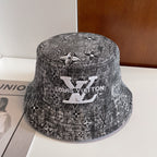 Luxury Monogram Embroidered Bucket Hat