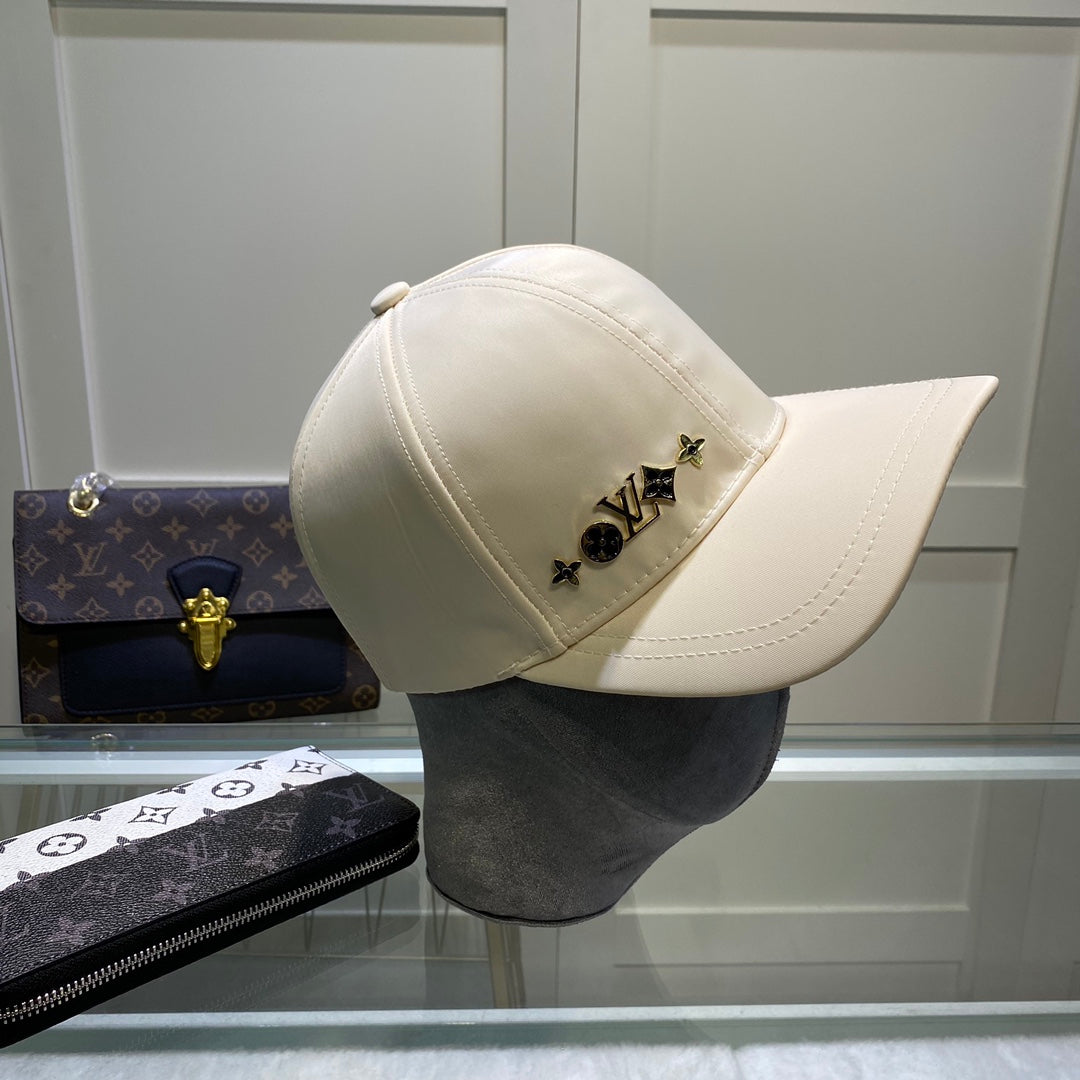 Luxury Satin 1v Monogram Baseball Cap for Men & Women | Luxury Designer Cap