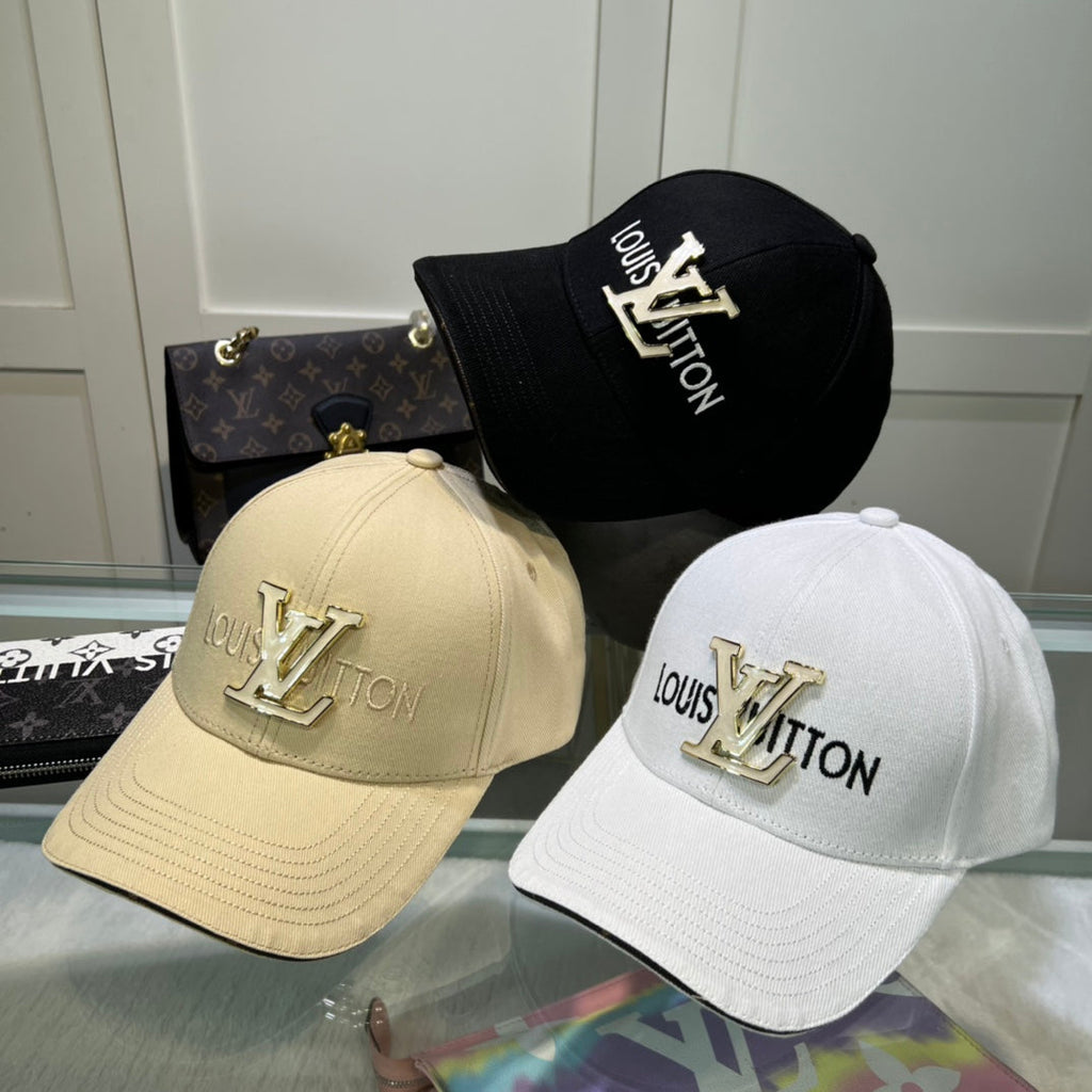 Luxury Baseball Cap for Men & Women Metal Logo