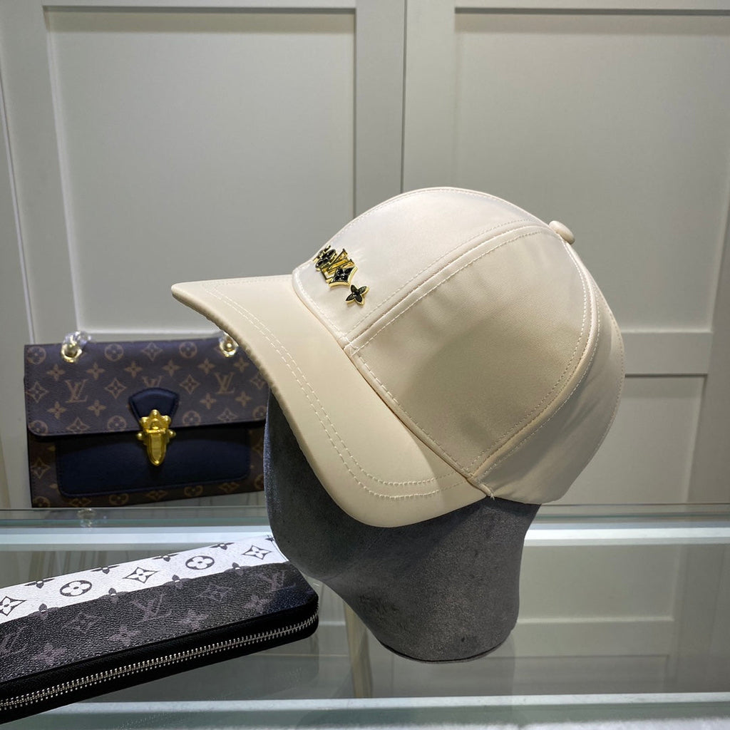 Luxury Satin 1v Monogram Baseball Cap for Men & Women | Luxury Designer Cap