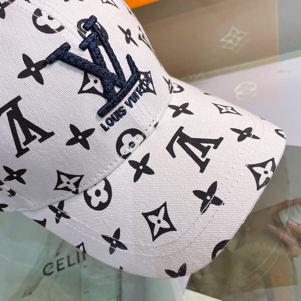 Luxury Embroidered Monogram Baseball Cap