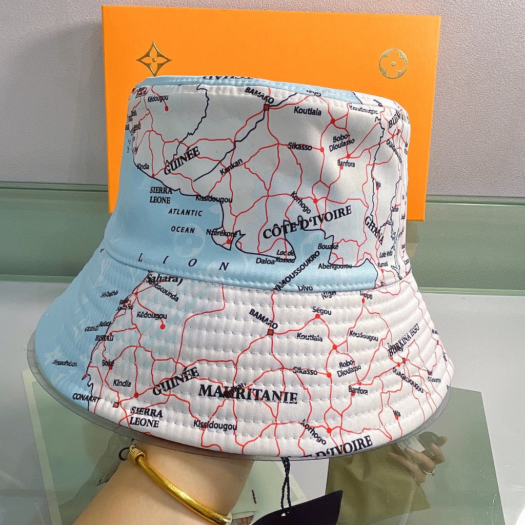 Luxury Monogram Reversible Bucket Hat