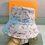 Luxury Monogram Reversible Bucket Hat
