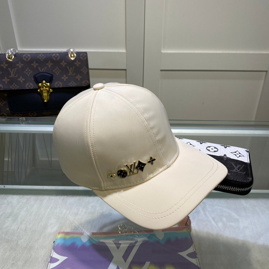 Luxury Satin 1v Monogram Baseball Cap for Men & Women | Luxury Designer Cap