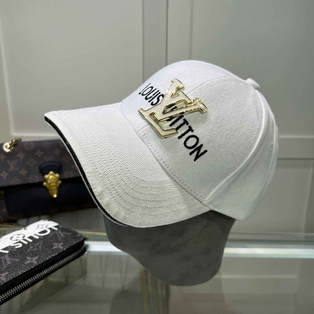 Luxury Baseball Cap for Men & Women Metal Logo