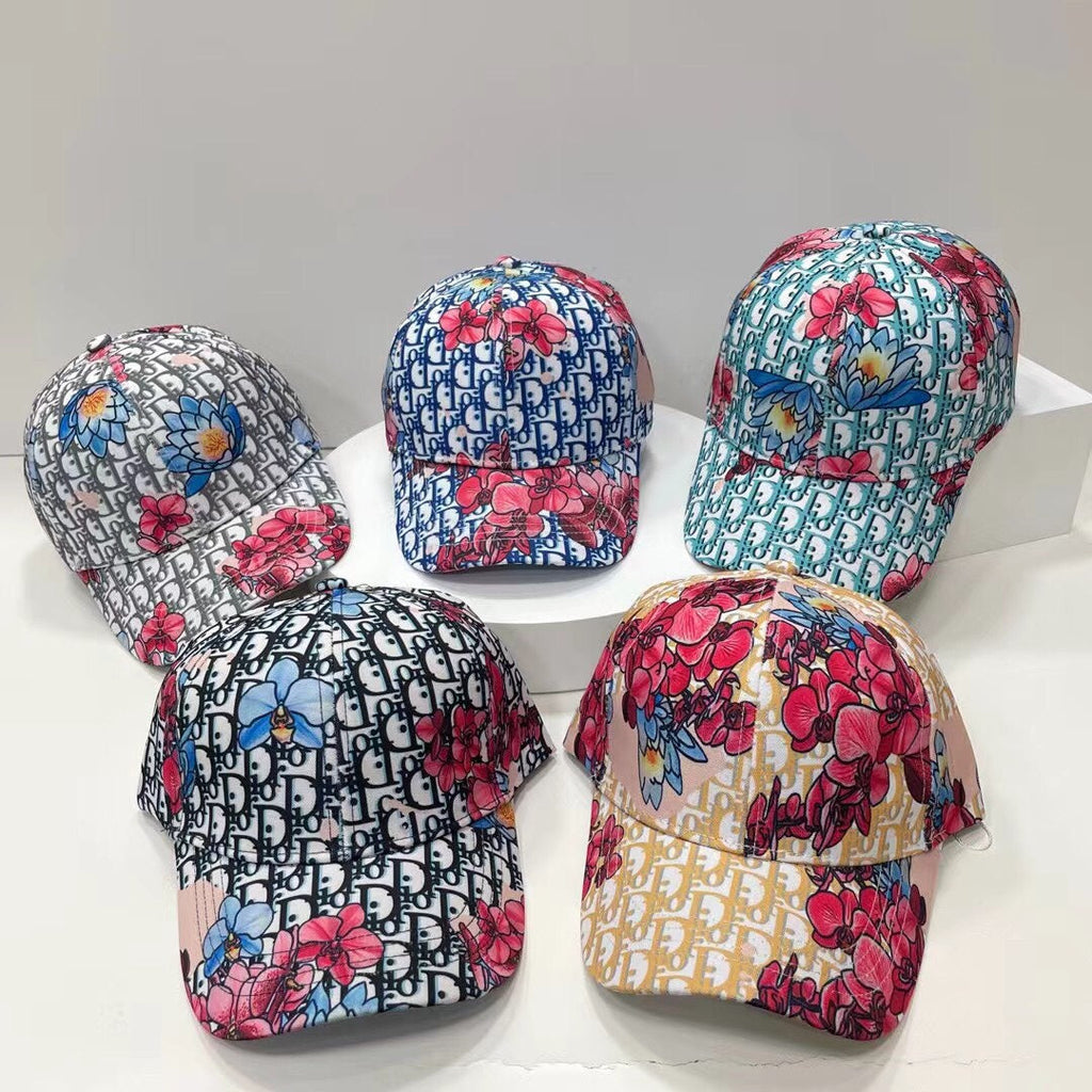 Classic Vintage Baseball Cap Floral Embroidered