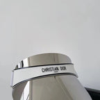 Classic Vintage Resin Mirror Sun Visor Hat