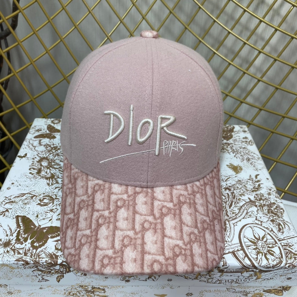 Vintage Oblique Wool Baseball Cap | Luxury Designer Hat