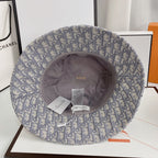 Vintage Oblique Logo Jacquard Bucket Hat for Men & Women