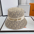 Vintage Oblique Logo Jacquard Bucket Hat for Men & Women