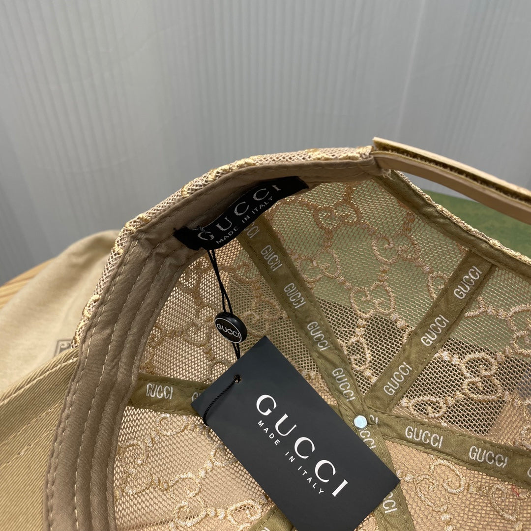 Classic GG Embroidered Lace Baseball Cap