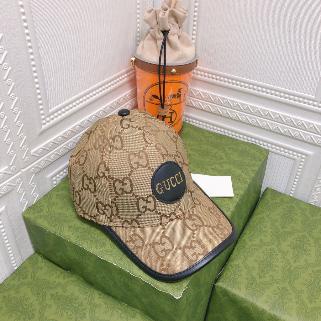 Classic Leather Trim Baseball Cap