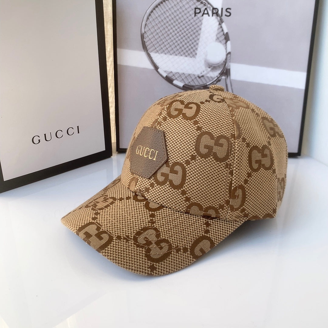 Classic GG Jacquard Cotton Baseball Cap for Men & Women | Luxury Designer Cap