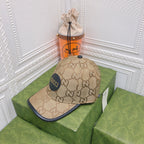 Classic Leather Trim Baseball Cap