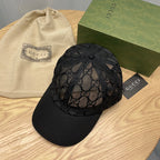 Classic GG Embroidered Lace Baseball Cap