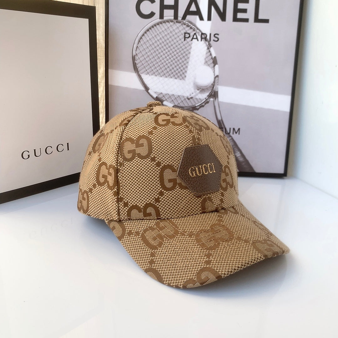 Classic GG Jacquard Cotton Baseball Cap for Men & Women | Luxury Designer Cap