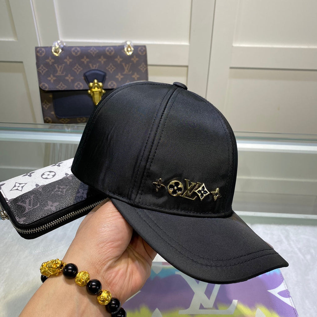 Luxury Satin 1v Monogram Baseball Cap for Men & Women | Luxury Designer Cap