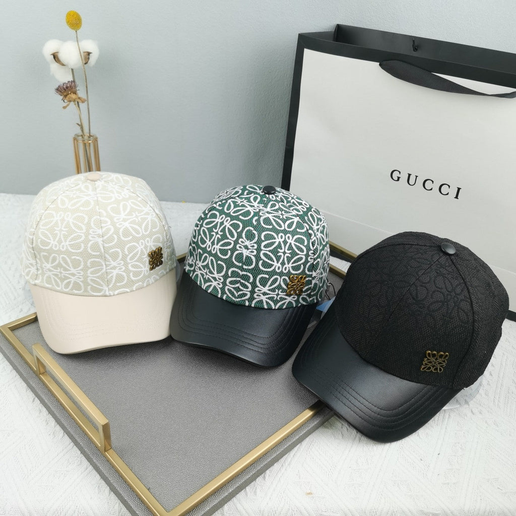 Leather Baseball Cap – Luxury Designer Cap