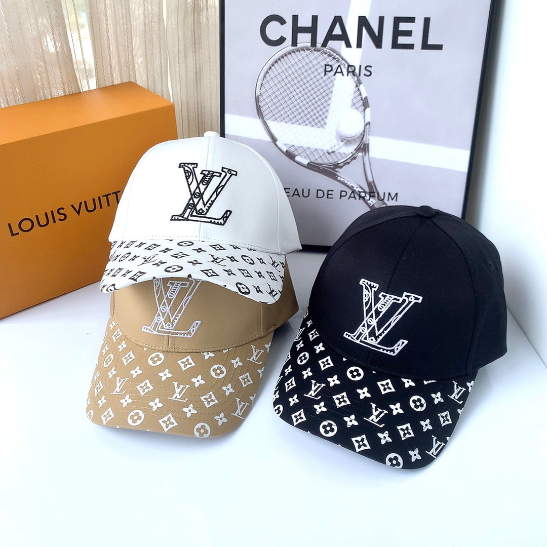 Luxury Monogram Embroidered Baseball Cap