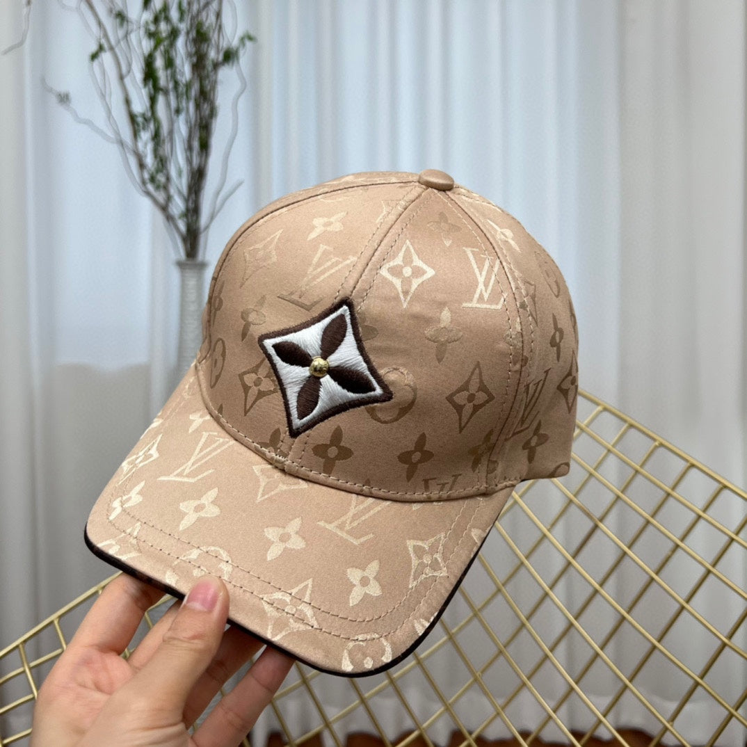 Luxury 3D Monogram Embroidered Baseball Cap