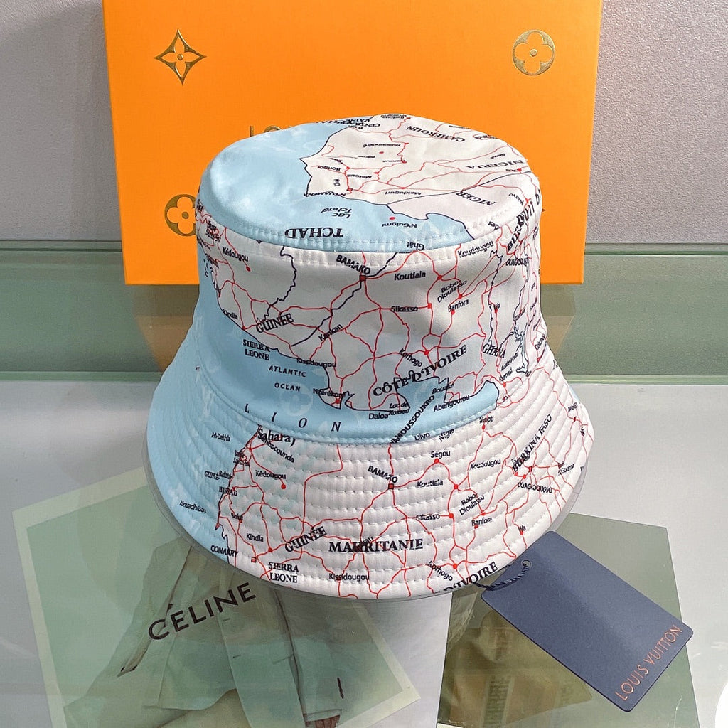 Luxury Monogram Reversible Bucket Hat