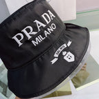 FashionEmbroidered Bucket Hat | Luxury Designer Cotton Bucket Hat