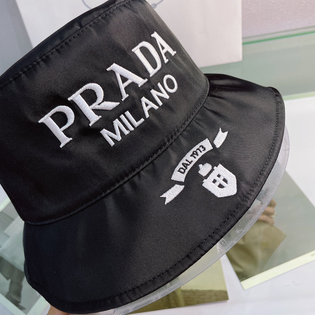 FashionEmbroidered Bucket Hat | Luxury Designer Cotton Bucket Hat