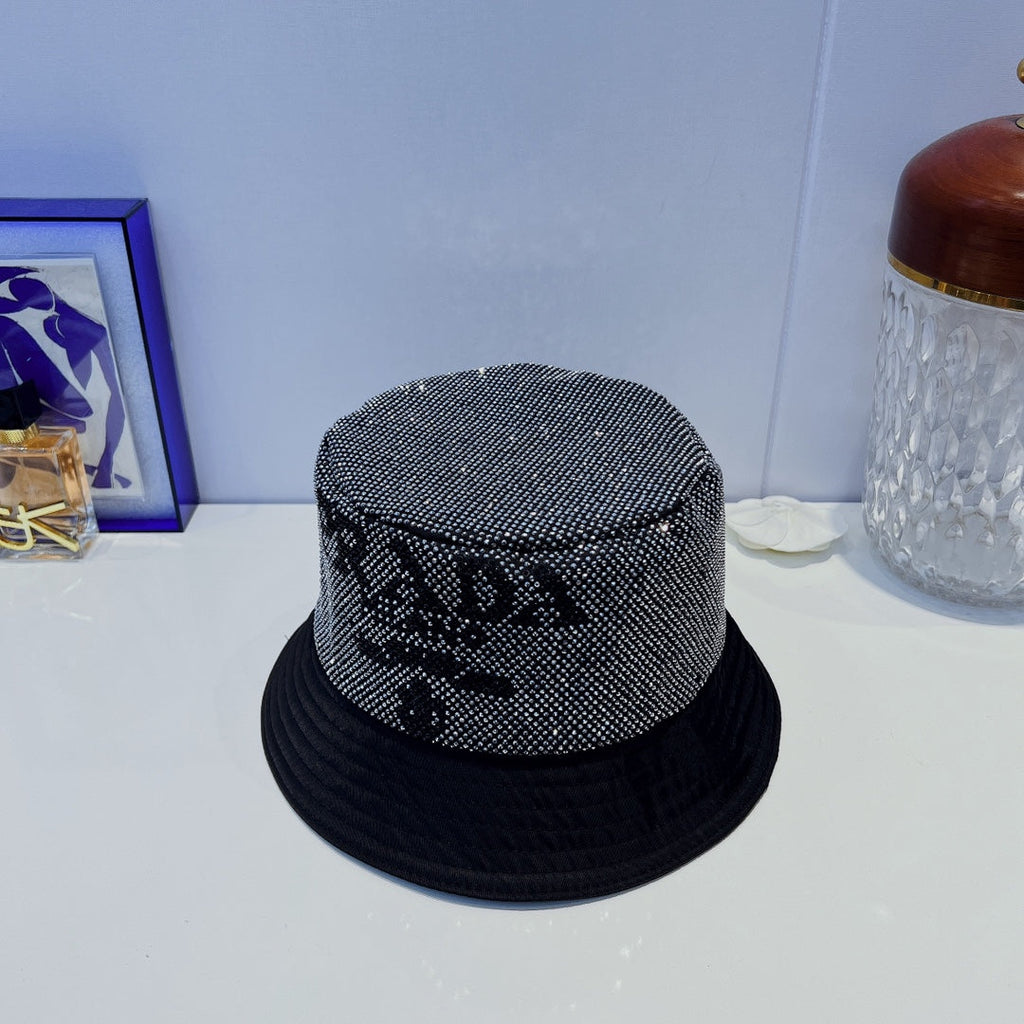 Fashion Full Crystal Bucket Hat