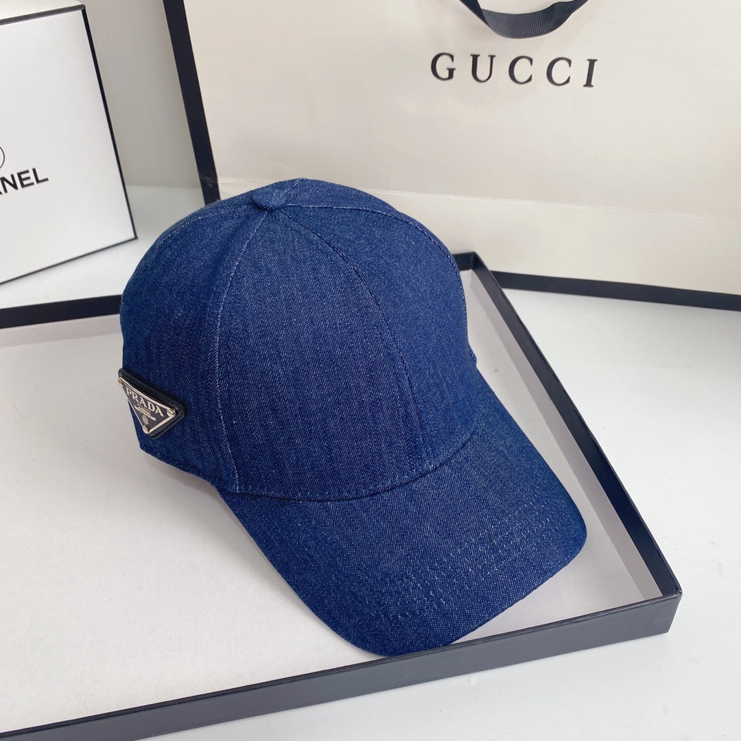 Fashion Baseball Cap Dark Denim