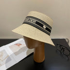 Luxury ClassicVintage Straw Sun Hat for Women