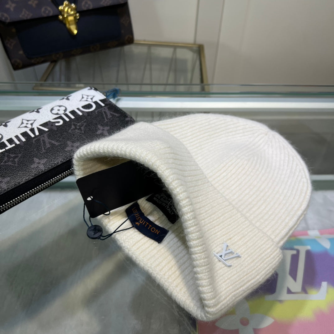 Luxury Embroidered Wool Beanie | Luxury Designer Winter Hat