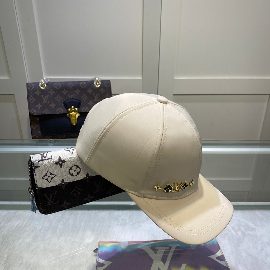 Luxury Satin 1v Monogram Baseball Cap for Men & Women | Luxury Designer Cap