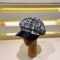 Luxury Tweed Newsboy Cap | Luxury Women's Designer Hat